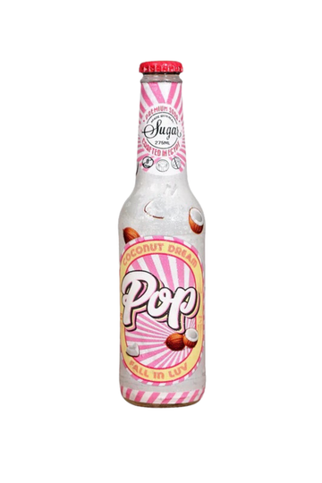 POP Coconut Dream Soda bottle