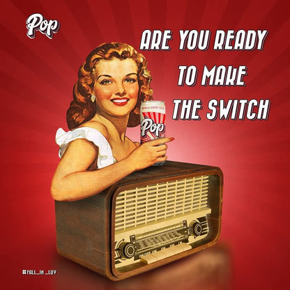 مشروبات غازية حرفية من بوب (عبوة قابلة للفتح) × 12 زجاجة سعة 275 مل