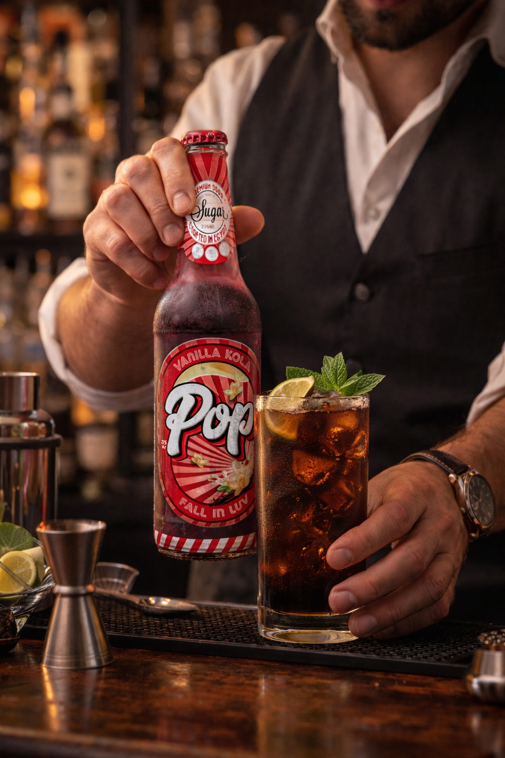 POP Craft Soda Vanilla Kola Mixer