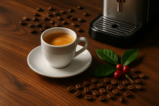 make the table top wooden and add some imagery of a coffee branch with beans on